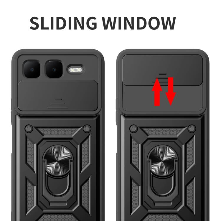 For Infinix Smart 10 Plus 4G Sliding Camera Cover Design TPU+PC Phone Case(Rose Gold) - free shipping - PMC TechLife - Order now!