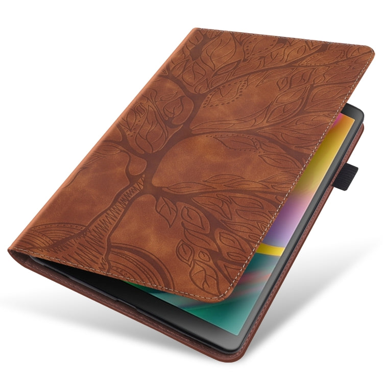 For Honor Pad X9 / X8 Pro Tree Life Series Embossed Leather Tablet Case(Brown) - Honor by PMC TechLife | Online Shopping South Africa | PMC TechLife | Buy Now Pay Later Mobicred