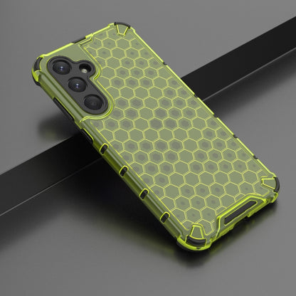 For Samsung Galaxy A35 5G Shockproof Honeycomb PC + TPU Protective Phone Case(Green) - Galaxy Phone Cases by PMC Jewellery | Online Shopping South Africa | PMC Jewellery