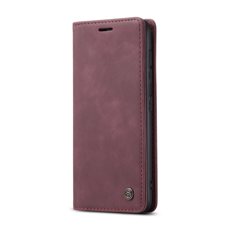 For Samsung Galaxy A41 CaseMe-013 Multifunctional Retro Frosted Horizontal Flip Leather Case with Card Slot & Holder & Wallet(Wine Red) - Galaxy Phone Cases by CaseMe | Online Shopping South Africa | PMC Jewellery | Buy Now Pay Later Mobicred