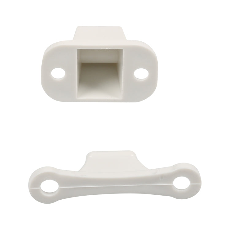 A8624 2 Pair White RV Hatch T-shape Door Fixer Kit with Screws - Locks & Hasps by PMC TechLife | Online Shopping South Africa | PMC TechLife | Buy Now Pay Later Mobicred