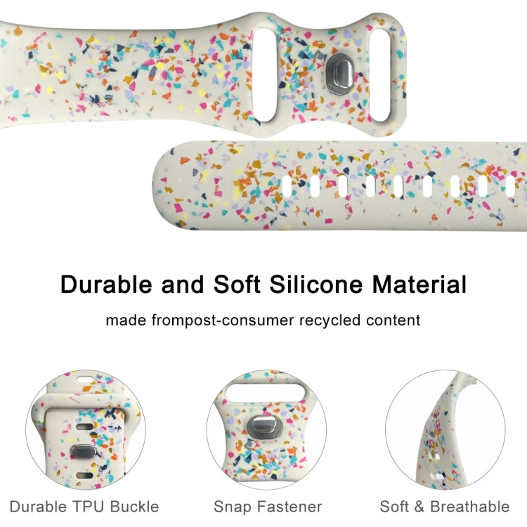 For Apple Watch Serie 5 44mm Floral Silicone Watch Band(Starlight) - free shipping - PMC TechLife - Order now!