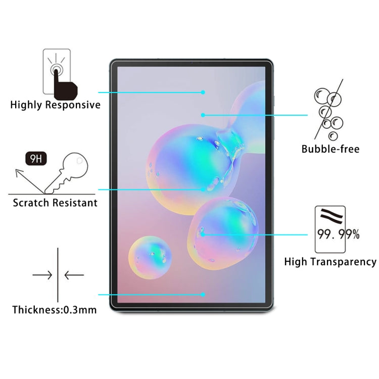 For Samsung Galaxy Tab S7+ / S9 FE+ 2pcs 9H HD Explosion-proof Tempered Glass Film - Galaxy Tempered Glass by PMC Jewellery | Online Shopping South Africa | PMC Jewellery | Buy Now Pay Later Mobicred