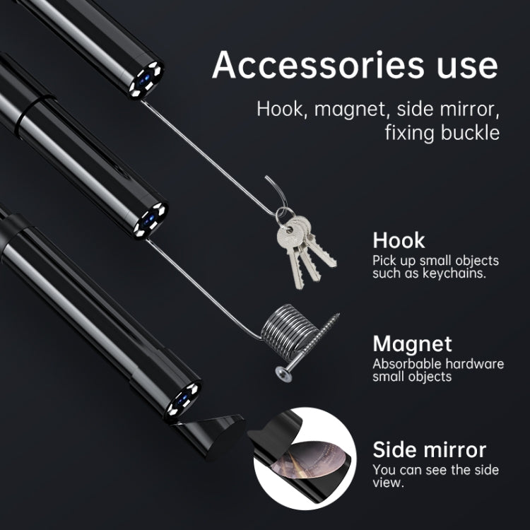 128AV 8mm Lenses Industrial Pipeline Endoscope with 2.4 inch Screen, Spec:3m Tube -  by PMC TechLife | Online Shopping South Africa | PMC TechLife | Buy Now Pay Later Mobicred
