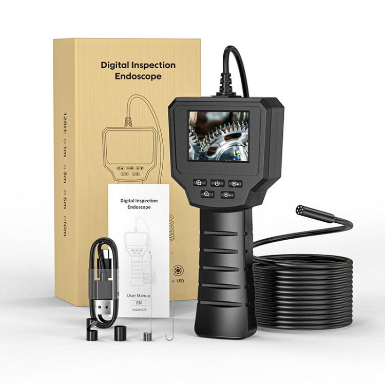 128AV 8mm Lenses Industrial Pipeline Endoscope with 2.4 inch Screen, Spec:3m Tube -  by PMC TechLife | Online Shopping South Africa | PMC TechLife | Buy Now Pay Later Mobicred