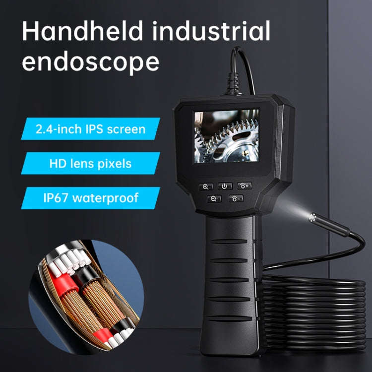 128AV 8mm Lenses Industrial Pipeline Endoscope with 2.4 inch Screen, Spec:5m Tube -  by PMC Jewellery | Online Shopping South Africa | PMC Jewellery | Buy Now Pay Later Mobicred