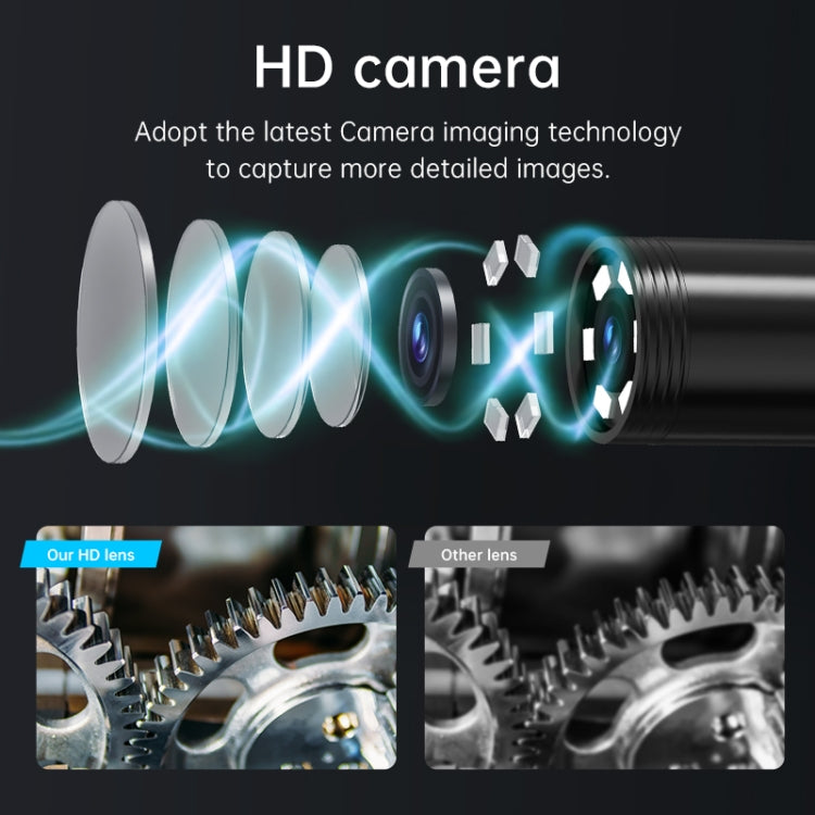128AV 8mm Lenses Industrial Pipeline Endoscope with 2.4 inch Screen, Spec:10m Tube -  by PMC TechLife | Online Shopping South Africa | PMC TechLife | Buy Now Pay Later Mobicred