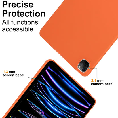 For iPad Pro 11 2024 Oil Spray Skin-friendly TPU Tablet Case(Orange) - iPad Pro 11 2024 Cases by PMC Jewellery | Online Shopping South Africa | PMC Jewellery | Buy Now Pay Later Mobicred