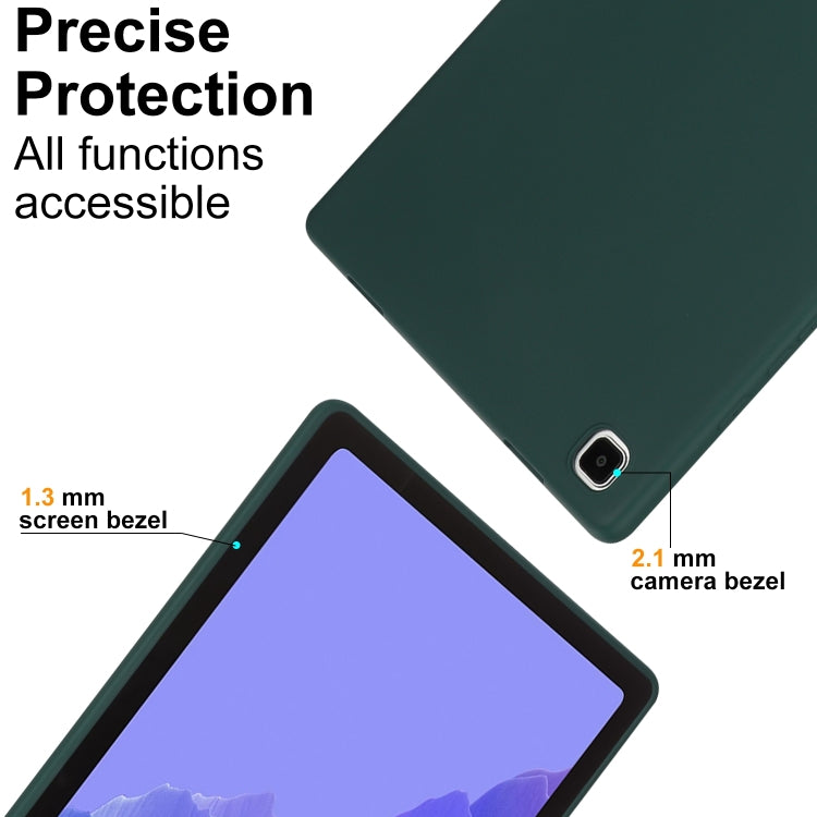 For Samsung Galaxy Tab S9 Oil Spray Skin-friendly TPU Tablet Case(Deep Green) - Galaxy Tab S9 Cases by PMC Jewellery | Online Shopping South Africa | PMC Jewellery | Buy Now Pay Later Mobicred