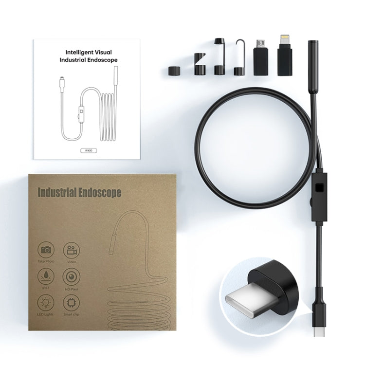 YP105 8mm Lenses 2MP HD Industry Endoscope Support Mobile Phone Direct Connection, Length:5m -  by PMC TechLife | Online Shopping South Africa | PMC TechLife | Buy Now Pay Later Mobicred