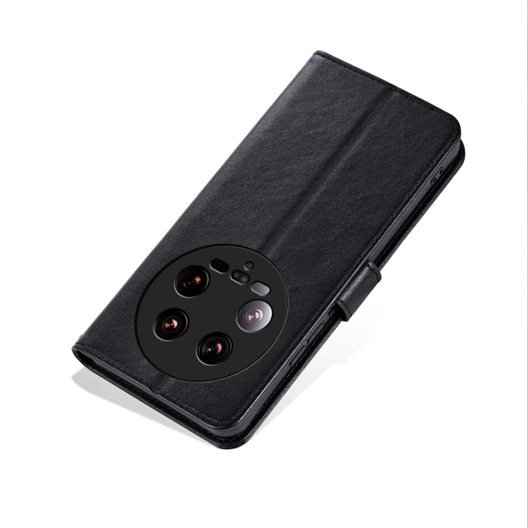 For Xiaomi 14 Ultra AZNS Sheepskin Texture Flip Leather Phone Case(Black) - 14 Ultra Cases by AZNS | Online Shopping South Africa | PMC Jewellery | Buy Now Pay Later Mobicred