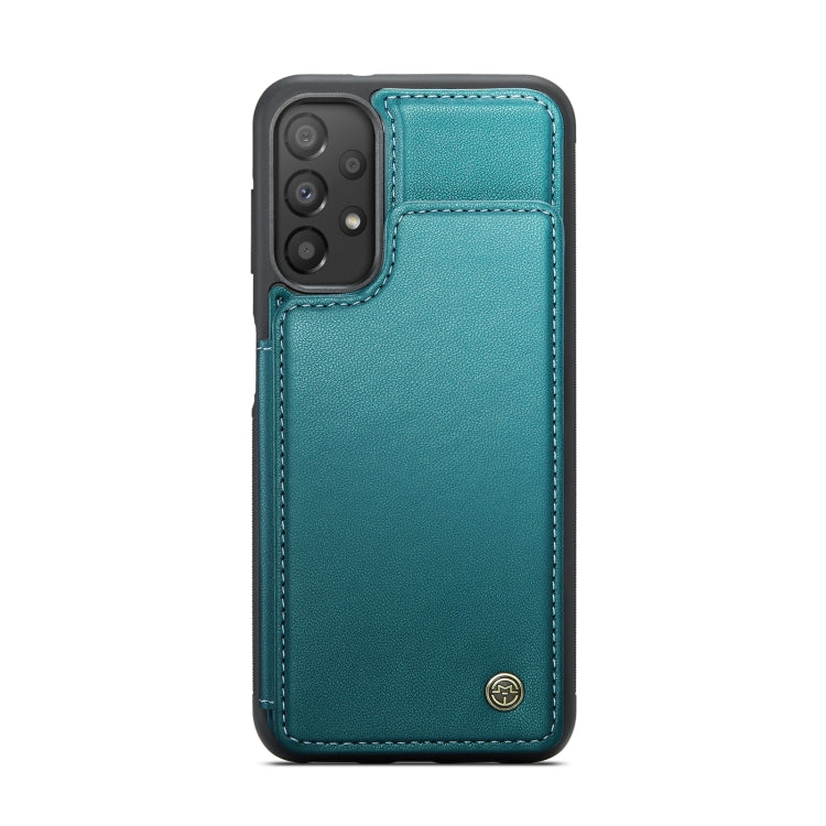 For Samsung Galaxy A33 5G CaseMe C22 Card Slots Holder RFID Anti-theft Phone Case(Blue Green) - Galaxy Phone Cases by CaseMe | Online Shopping South Africa | PMC Jewellery | Buy Now Pay Later Mobicred