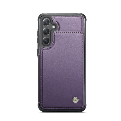 For Samsung Galaxy S23 FE 5G CaseMe C22 Card Slots Holder RFID Anti-theft Phone Case(Purple) - Galaxy S23 FE 5G Cases by CaseMe | Online Shopping South Africa | PMC Jewellery | Buy Now Pay Later Mobicred