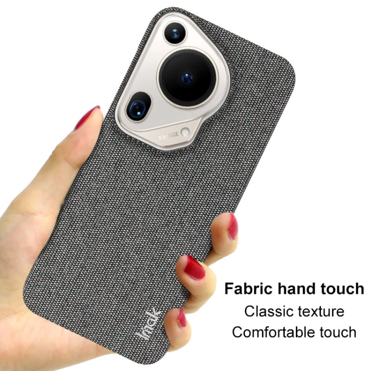 For Huawei Pura 70 Ultra imak Ruiyi Series Cloth Texture PU + PC Phone Case(Light Grey) - Huawei Cases by imak | Online Shopping South Africa | PMC Jewellery | Buy Now Pay Later Mobicred