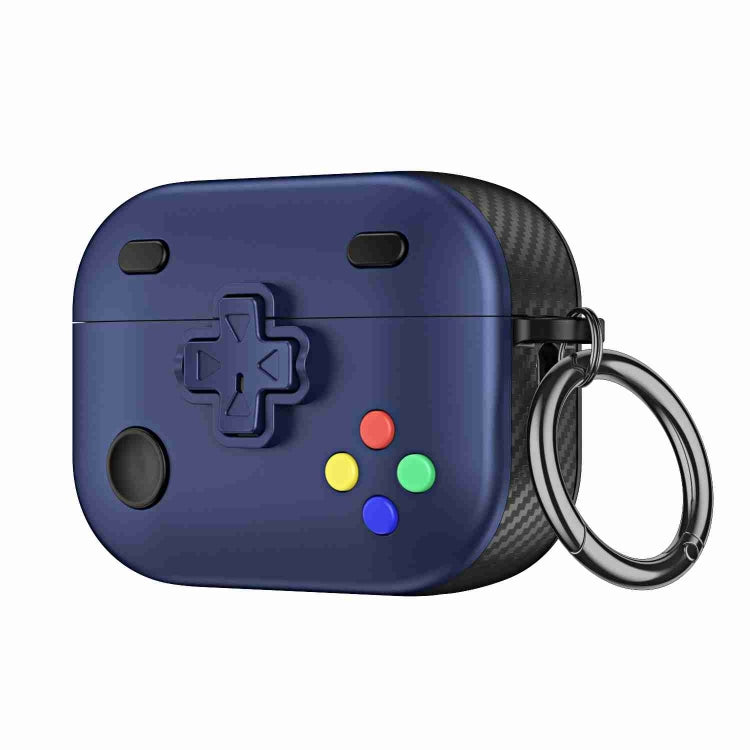 For AirPods Pro Game Console Shape Wireless Earphones Protective Case(Blue) - For AirPods Pro by PMC Jewellery | Online Shopping South Africa | PMC Jewellery | Buy Now Pay Later Mobicred
