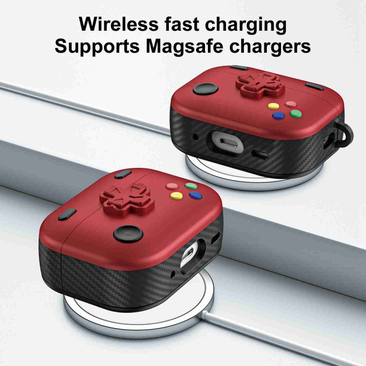 For AirPods Pro Game Console Shape Wireless Earphones Protective Case(Red) - For AirPods Pro by PMC Jewellery | Online Shopping South Africa | PMC Jewellery | Buy Now Pay Later Mobicred