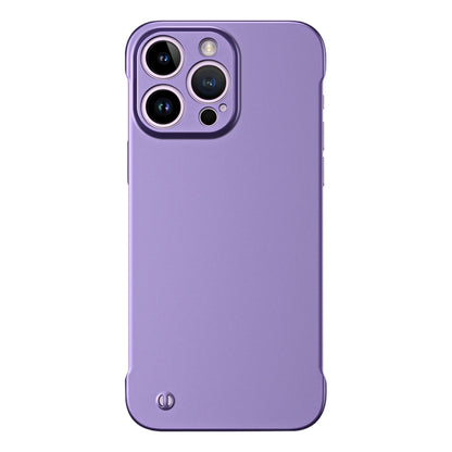 For iPhone 11 Pro Max Frameless Metallic Paint Hybrid PC Phone Case(Deep Purple) - iPhone 11 Pro Max Cases by PMC Jewellery | Online Shopping South Africa | PMC Jewellery | Buy Now Pay Later Mobicred