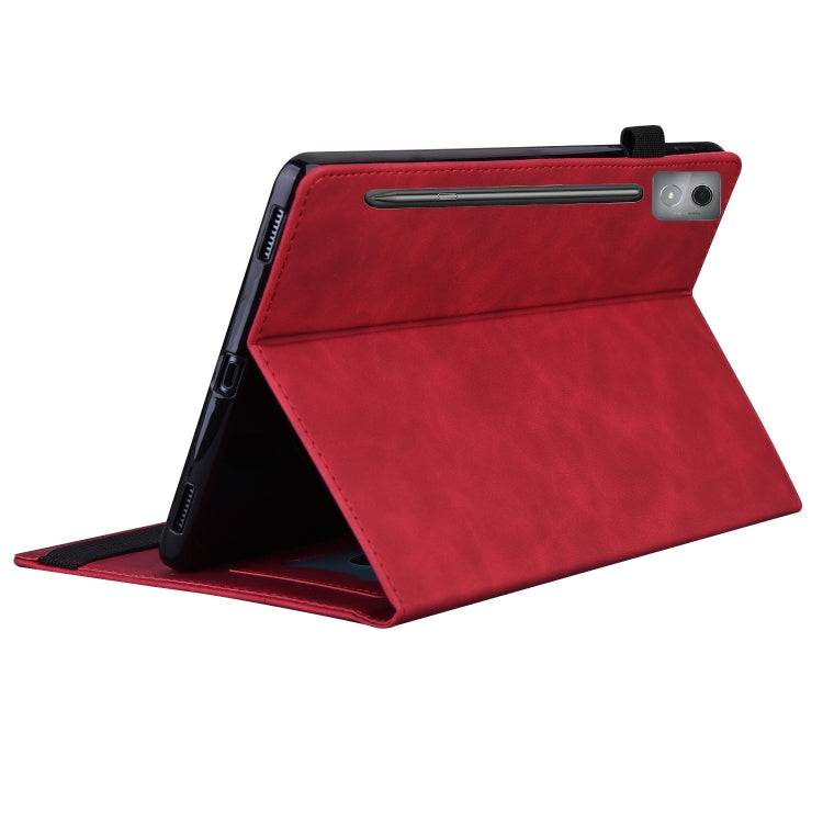 For Lenovo Xiaoxin Pad Pro 12.7 Splicing Shockproof Leather Tablet Case(Red) - Lenovo by PMC TechLife | Online Shopping South Africa | PMC TechLife | Buy Now Pay Later Mobicred
