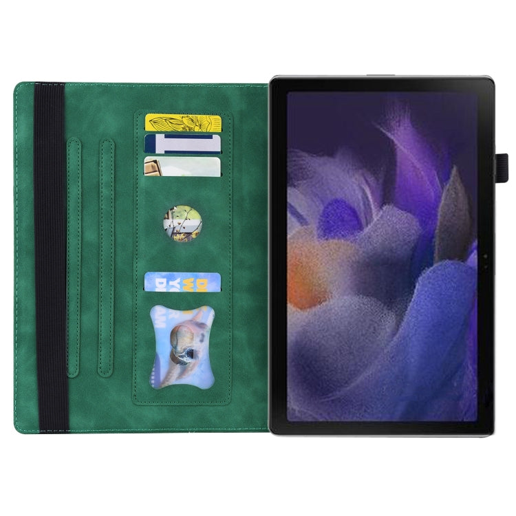 For Lenovo Xiaoxin Pad Pro 12.7 Splicing Shockproof Leather Tablet Case(Green) - Lenovo by PMC TechLife | Online Shopping South Africa | PMC TechLife | Buy Now Pay Later Mobicred