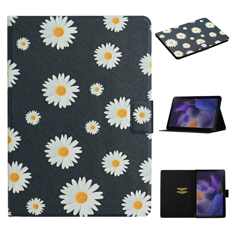For Samsung Galaxy Tab A9+ Flower Pattern Horizontal Flip PU Tablet Case with Sleep / Wake-up Function(Small Daisies) - Galaxy Tab A9+ by PMC TechLife | Online Shopping South Africa | PMC TechLife