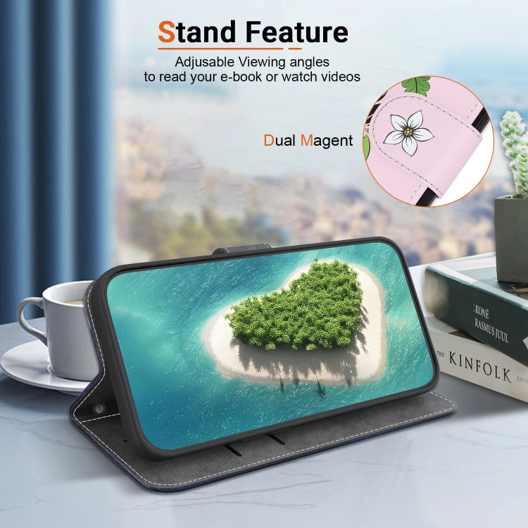 For Google Pixel 9 Crystal Texture Colored Drawing Leather Phone Case(Lily) - Google Cases by PMC TechLife | Online Shopping South Africa | PMC TechLife | Buy Now Pay Later Mobicred