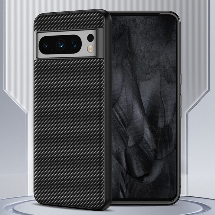 For Google Pixel 9 Pro Ultra-thin Carbon Fiber Texture Printing Phone Case(Black Blue) - Google Cases by PMC TechLife | Online Shopping South Africa | PMC TechLife | Buy Now Pay Later Mobicred