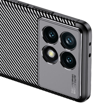 For Xiaomi Redmi K70 Pro Carbon Fiber Texture Shockproof TPU Phone Case(Black) - K70 Pro Cases by PMC Jewellery | Online Shopping South Africa | PMC Jewellery | Buy Now Pay Later Mobicred