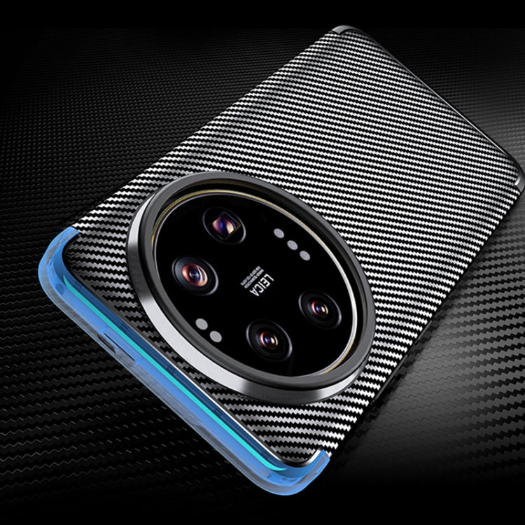 For Xiaomi 14 Ultra Carbon Fiber Texture Shockproof TPU Phone Case(Black) - 14 Ultra Cases by PMC TechLife | Online Shopping South Africa | PMC TechLife | Buy Now Pay Later Mobicred
