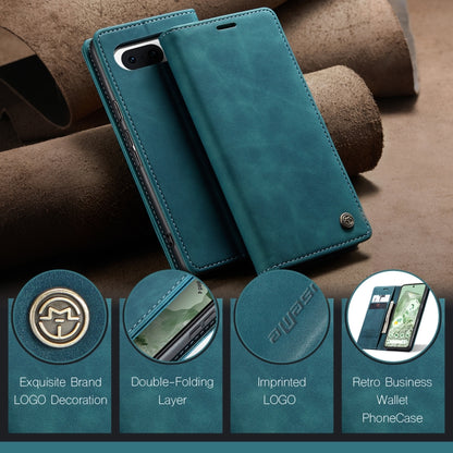 For Google Pixel 8A CaseMe 013 Multifunctional Horizontal Flip Leather Phone Case(Blue) - Google Cases by CaseMe | Online Shopping South Africa | PMC Jewellery | Buy Now Pay Later Mobicred