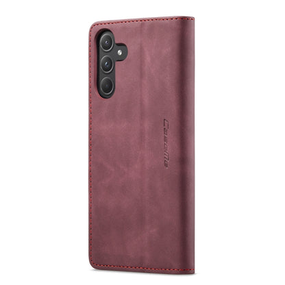 For Samsung Galaxy A55 5G CaseMe 013 Multifunctional Horizontal Flip Leather Phone Case(Wine Red) - Galaxy Phone Cases by CaseMe | Online Shopping South Africa | PMC Jewellery | Buy Now Pay Later Mobicred