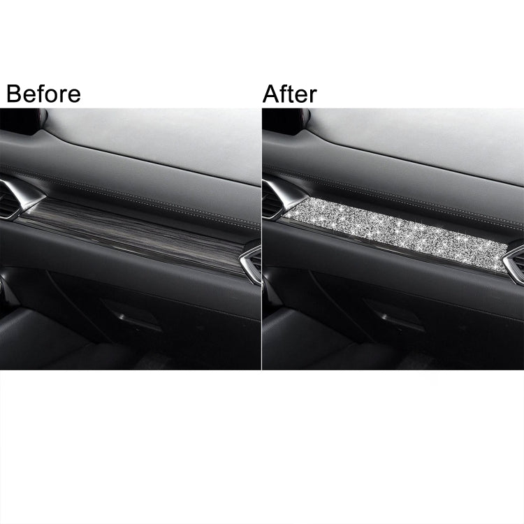 For Mazda CX-5 2017-2018 Car Instrument Panel Diamond Decorative Sticker,Left and Right Drive Universal - Car Interior Mouldings by PMC TechLife | Online Shopping South Africa | PMC TechLife | Buy Now Pay Later Mobicred