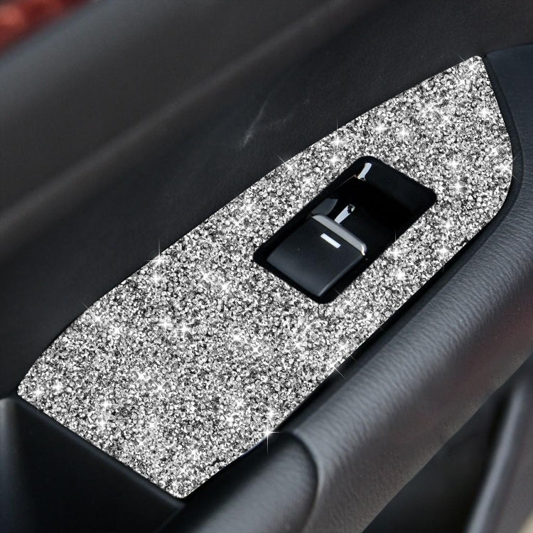 For Mazda CX-5 2017-2018 Car Window Button Panel Diamond Decorative Sticker, Left Drive - Car Interior Mouldings by PMC TechLife | Online Shopping South Africa | PMC TechLife | Buy Now Pay Later Mobicred