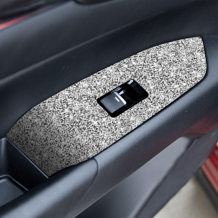 For Mazda CX-5 2017-2018 Car Window Button Panel Diamond Decorative Sticker, Right Drive - Car Interior Mouldings by PMC TechLife | Online Shopping South Africa | PMC TechLife | Buy Now Pay Later Mobicred
