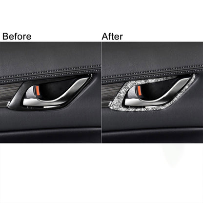 For Mazda CX-5 2017-2018 Car Interior Door Handle Diamond Decorative Sticker,Left and Right Drive Universal - Car Interior Mouldings by PMC Jewellery | Online Shopping South Africa | PMC Jewellery | Buy Now Pay Later Mobicred