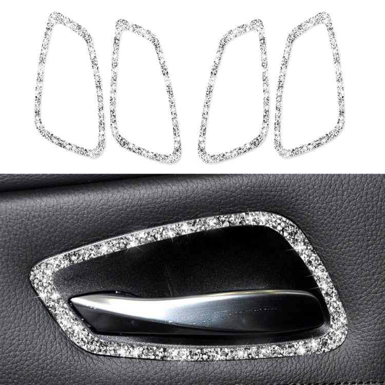 Car Door Handle Frame Diamond Decorative Sticker for BMW 3 Series E90 2005-2012, Modified 320i / 318i / 325i - Car Interior Mouldings by PMC TechLife | Online Shopping South Africa | PMC TechLife | Buy Now Pay Later Mobicred