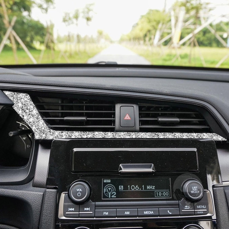 For Honda Civic 2016-2019 Car Central Control Air Outlets Below Diamond Decorative Sticker, Left-hand Drive - Car Interior Mouldings by PMC TechLife | Online Shopping South Africa | PMC TechLife | Buy Now Pay Later Mobicred