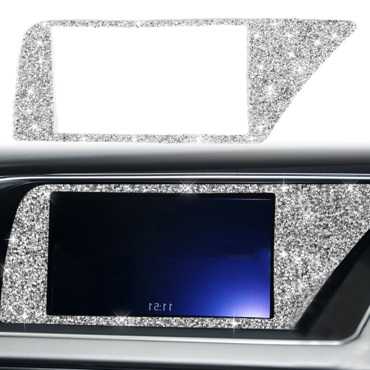For Audi A4 / A5 / Q5 Car Navigation Inner Frame Diamond Decoration Sticker, Right Drive - Car Interior Mouldings by PMC TechLife | Online Shopping South Africa | PMC TechLife | Buy Now Pay Later Mobicred