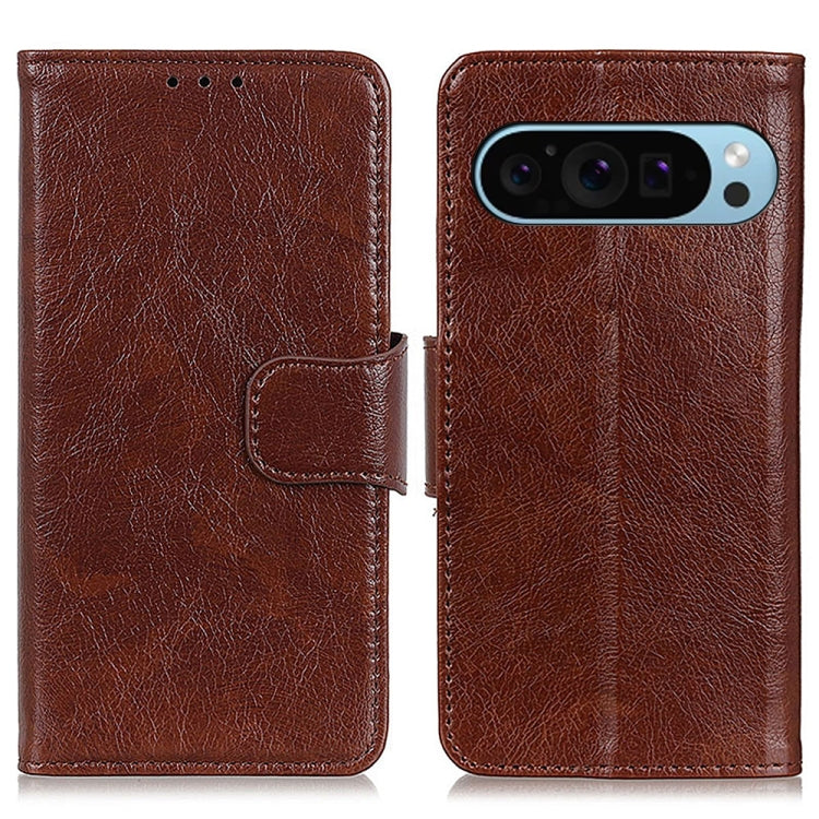 For Google Pixel 9 Nappa Texture Horizontal Flip Leather Phone Case(Brown) - Google Cases by PMC TechLife | Online Shopping South Africa | PMC TechLife | Buy Now Pay Later Mobicred
