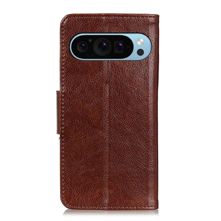 For Google Pixel 9 Nappa Texture Horizontal Flip Leather Phone Case(Brown) - Google Cases by PMC TechLife | Online Shopping South Africa | PMC TechLife | Buy Now Pay Later Mobicred