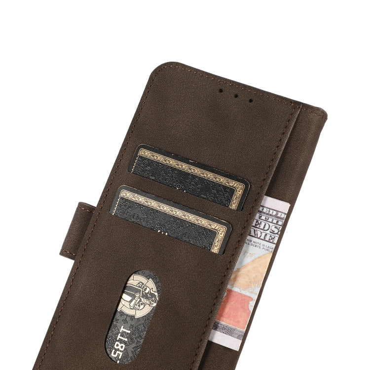 For Google Pixel 9 Pro KHAZNEH Matte Texture Leather Phone Case(Brown) - Google Cases by PMC TechLife | Online Shopping South Africa | PMC TechLife | Buy Now Pay Later Mobicred