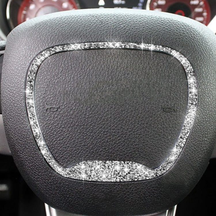 For Dodge Challenger 2015-2021 Car Steering Wheel Diamond Decorative Sticker, Left and Right Drive - Car Interior Mouldings by PMC TechLife | Online Shopping South Africa | PMC TechLife | Buy Now Pay Later Mobicred