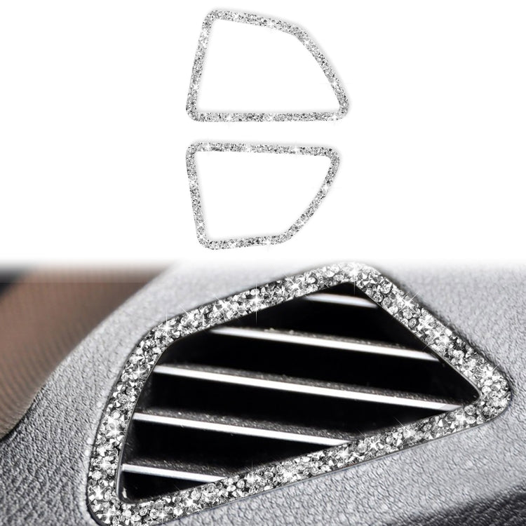 For BMW X5 E70 / X6 E71 2008-2013 Car Dashboard Air Outlet Diamond Decoration Sticker, Left Drive - Car Interior Mouldings by PMC TechLife | Online Shopping South Africa | PMC TechLife | Buy Now Pay Later Mobicred