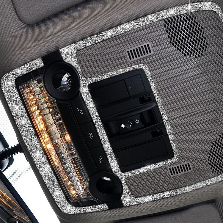 For BMW X5 E70 / X6 E71 2008-2013 2pcs Car Reading Light Diamond Decoration Sticker, Left and Right Drive - Car Interior Mouldings by PMC TechLife | Online Shopping South Africa | PMC TechLife | Buy Now Pay Later Mobicred