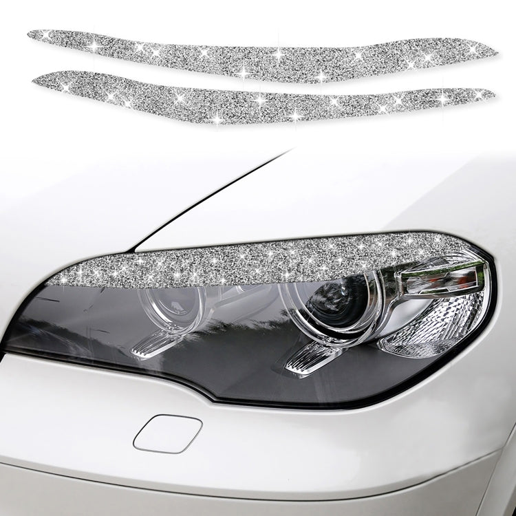 For BMW X5 E70 2010-2012 Car Light Eyebrow Diamond Decoration Sticker, Left and Right Drive - Car Interior Mouldings by PMC TechLife | Online Shopping South Africa | PMC TechLife | Buy Now Pay Later Mobicred