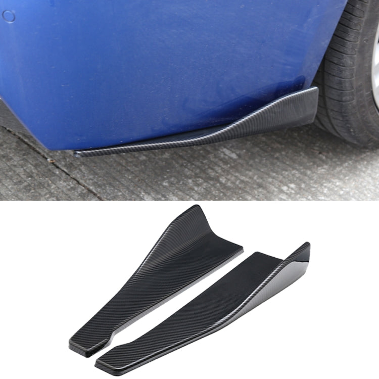Car Universal Rear Corner Protection Plate Car Modified 48cm Rear Shovel(Carbon Fiber) - Trunk & Bumper Accessories by PMC TechLife | Online Shopping South Africa | PMC TechLife | Buy Now Pay Later Mobicred