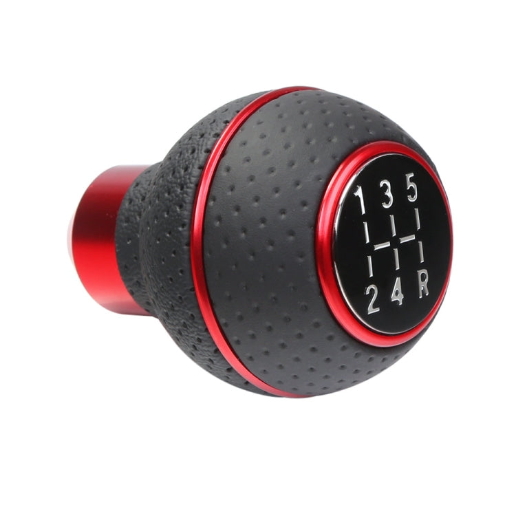 Universal Car Manual Gear Shift Lever 5-speed Shifter Knob(Red) - Shift Knob by PMC TechLife | Online Shopping South Africa | PMC TechLife | Buy Now Pay Later Mobicred