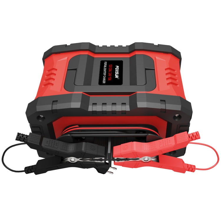 FOXSUR 12V / 24V 20A 300W Portable Motorcycle Car Smart Battery Charger(EU Plug) - Battery Charger by FOXSUR | Online Shopping South Africa | PMC Jewellery | Buy Now Pay Later Mobicred