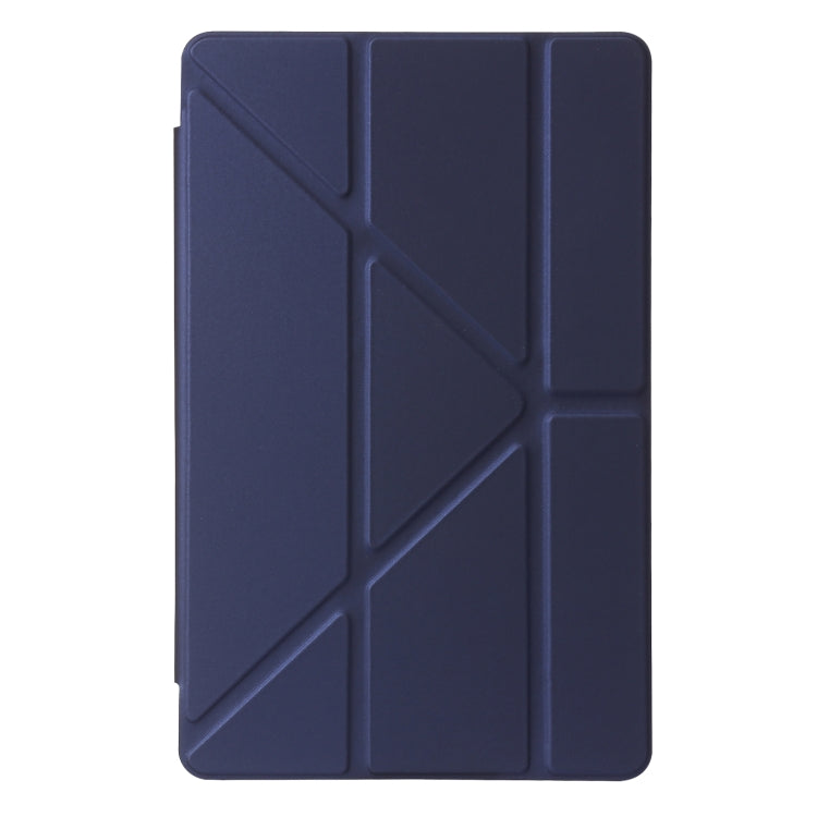 For Xiaomi Redmi Pad SE Deformation Silicone Leather Tablet Case(Dark Blue) - More Tablet Cases by PMC Jewellery | Online Shopping South Africa | PMC Jewellery | Buy Now Pay Later Mobicred