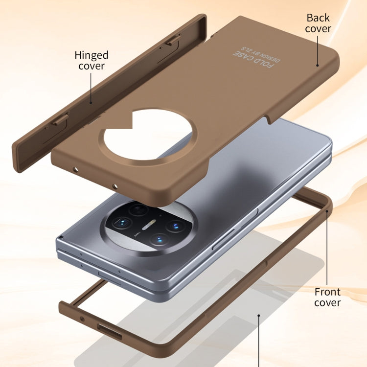 For Huawei Mate X3 Extraordinary Series Hinged Folding Full Coverage Phone Case with Pen Slot & Stylus(Black) - Huawei Cases by PMC TechLife | Online Shopping South Africa | PMC TechLife | Buy Now Pay Later Mobicred