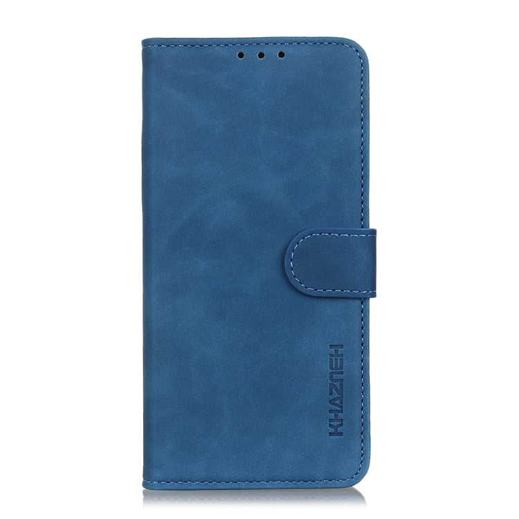 For Google Pixel 9 KHAZNEH Retro Texture Flip Leather Phone Case(Blue) - Google Cases by PMC Jewellery | Online Shopping South Africa | PMC Jewellery | Buy Now Pay Later Mobicred